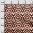thumbnail image 1 of oneOone Georgette Viscose Fabric Paisley & Chevron Ikat Printed Craft Fabric BTY 42 Inch Wide, 1 of 4