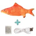 thumbnail image 4 of Electric Fish Cat Toy Realistic Moving Cat Toy Cat Kicker Fish Toy with Catnip, 4 of 8