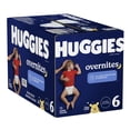 thumbnail image 2 of Huggies Overnites Nighttime Baby Diapers, Size 6 (35+ lbs), 72 Count, 2 of 9