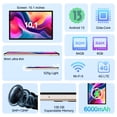 thumbnail image 4 of Tablette VEAT00L, 10,1 Pouces, Android 13, 6 Go de RAM, 64 Go de ROM Extensible jusqu'à 128 Go, Processeur Octocœur avec Wi-Fi 5G, Écran Tactile IPS HD 1280 X 800, Batterie 6000 mAh, Bluetooth, Double Caméra, GMS, 4 of 7