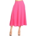 thumbnail image 1 of White Mark Jupe Midi Évasée Tasmin pour Femmes, 1 of 5