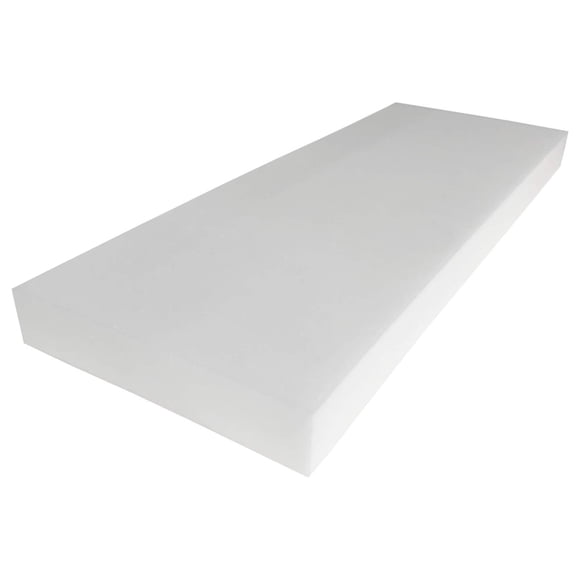 Foamma 2" x 20" x 90" High Density Upholstery Foam Cushion (Seat Replacement, Upholstery Sheet, Foam Padding) Made in USA!!