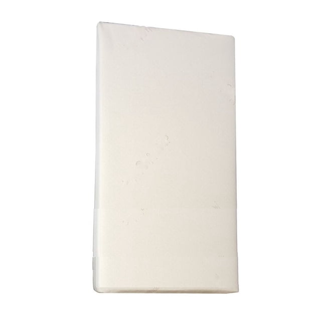 Twinkle Twinkle Organic Dream Baby Mattress with a grey organic cotton exterior and dual-sided memory foam core, featuring firm support for infants and softer foam for toddlers, measuring 51.7 by 27.7 by 5 inches, breathable and lightweight for easy crib bedding changes.