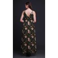 thumbnail image 2 of Bimba Robe Longue de Villégiature à Imprimé Floral pour Femmes, à Cordon, Bretelles Spaghetti, Tenue de Plage - Moyen, 2 of 6