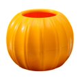 thumbnail image 2 of Originality Plastic Flower Pot Imitation Pumpkin Shape Decoration Vase Festive Dress Material Two Halves Splicing, 2 of 6