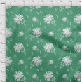 thumbnail image 4 of oneOone Silk Tabby Green Fabric Floral Sewing Craft Projects Fabric Prints By Yard 42 Inch Wide, 4 of 4