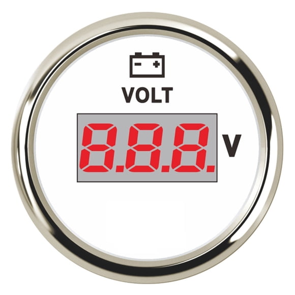 52MM Gauge Voltmeter 8-32V Volt Meter Auto Universal Voltage For Marine Boat Automobile Truck Motorcycle Accessories 12V 24V ,Wide Applicability