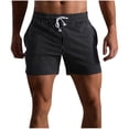 thumbnail image 4 of Mens Shorts Mens Stripe Printed Casual Drawstring Pockets Elastic Sports Shorts, 4 of 9