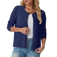 thumbnail image 3 of Cardigans pour Femmes Cardigan Régulier pour Femmes Maison Décontracté Mode Col Rond Standard Lavage à la Main à Froid à Suspendre Ou à Suspendre au Traîne Sec, 3 of 8