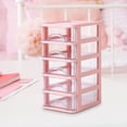 thumbnail image 4 of CHUANK Boîte en Plastique Transparente à 5 Niveaux Liquidation Tiroir de Bureau Rangement Tiroir à Plusieurs Niveaux Boîte de Rangement en Plastique pour Bureau Fournitures de Bureau Étagère de Rangement Transparente avec Tiroirs Blanc, 4 of 4