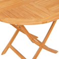 thumbnail image 5 of vidaXL 5 Piece Garden Dining Set Solid Wood Teak, 5 of 5