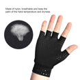 thumbnail image 3 of Gants de Compression pour l'Arthrite, Nylon Respirant Chaleur et Compression, Design Sans Doigts, Brassard pour Poignet Flexible, Réduire Gonflement et Inflammation, Se Détendre, 3 of 7