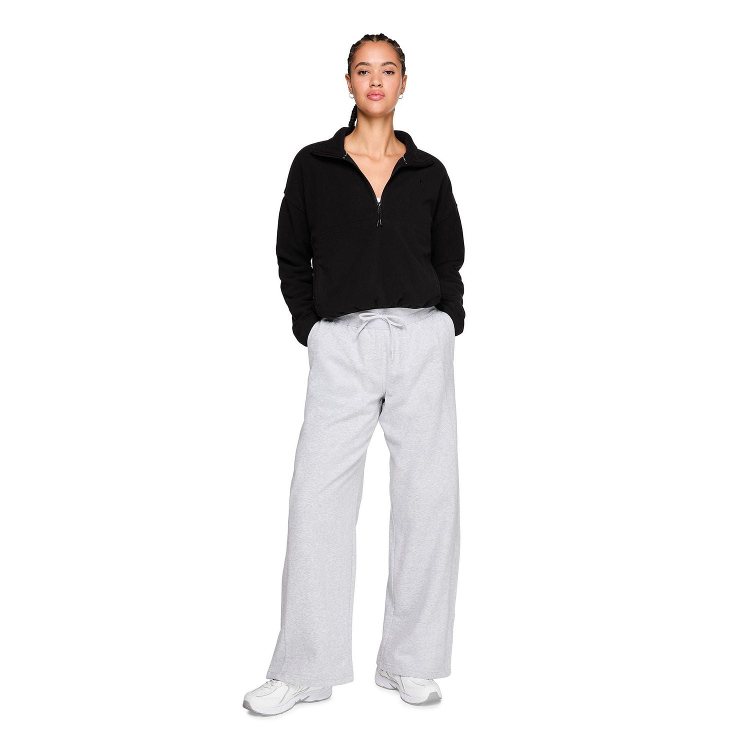 Athletic Works Women's Half Zip Sweatshirt