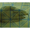 thumbnail image 4 of oneOone Viscose Chiffon Fabric Dot & Triangle Block Printed Fabric 1 Yard 42 Inch Wide, 4 of 4
