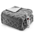 thumbnail image 1 of EDTara ETL Certified Sherpa Electric Blanket, Fast Heating with 10 Adjustable Heat & Timer Levels, Machine Washable, 1 of 9