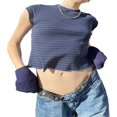 thumbnail image 4 of MesaSe T-Shirts Courts à Imprimé Graphique Y2k pour Femmes, Mignons Kawaii, Col Rond, Manches Courtes, E-Girls, Ados, Vêtements d'Été, Mode Urbaine, 4 of 9