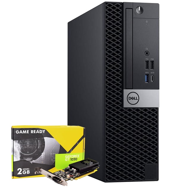 A Niveau PC - Dell 5060 Ordinateur de bureau PC | Hexa Core i5 Processeur 32GB DDR4 RAM 2000GB (2TB SSD) | WiFi | Bluetooth 4.0 | GeForce GT1030 2GB DDR5 (HDMI) | Windows 11 Pro