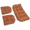thumbnail image 1 of Ensemble de Coussins Capitonnés pour Causeuse en Polyester Filé en Forme de U (Ensemble de 3), 1 of 1