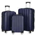 thumbnail image 1 of Ktaxon Ensemble de 3 Valises : Valise à Roulettes, Coque Rigide, Légère, avec Serrure TSA., 1 of 8