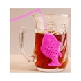 thumbnail image 4 of Bovemsi Pinces à Puce Passoires à Thé en Silicone Créatives en Forme de Poisson Infuseur de Thé en Feuilles Lâches avec Longue Poignée Lanière Diffuseur d'Intervalle Réutilisable Filtre de Tasse à Thé pour Accessoires d'Infusion de Thé aux Herbes, 4 of 8