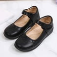 thumbnail image 2 of MIASHUI Chaussures Mary Jane d'Uniforme Scolaire pour Filles, Confortables, Bout Rond, Ballerines Habillées, Gris, 9-10 Ans, 2 of 8