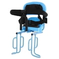 thumbnail image 1 of TFixol Steel-Frame Blue/Red Child Bicycle Rear Seat, 35kg Capacity, 36x29x52cm, Includes Installation Kit, 1 of 7