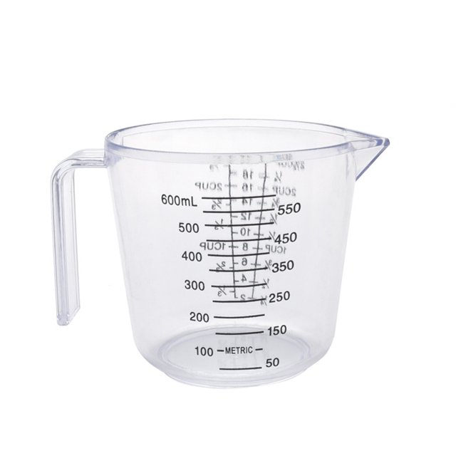 Hi.FANCY Plastic Measuring Cups Multi Measurement Baking Cooking Tool which is durable Liquid Measure Jug Container