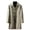 #016-Beige, variant on Yusimy Men's Trench Coat Slim Fit Double Breasted Wool Blend Mid-Length Solid Color Versatile Outerwear