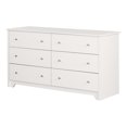 thumbnail image 2 of South Shore Vito 6-Drawer Dresser for Adult, in Pure White, 2 of 11