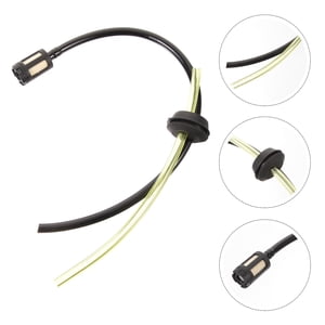 CRAFTHROU Hose Garden Oil Hose Black Plastic Easy to Replace and Maintain for Homeowners 1Set