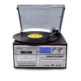 thumbnail image 2 of 3 Speed Bluetooth-compatible Turntable Vinyl LP Record Player Vintage Gramophone Phono CD&amp;Cassette FM/AM Radio ,Simple Setup, 2 of 7