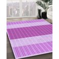 thumbnail image 3 of Ahgly Tapis Rectangulaire Lavable en Machine Intérieur Transitionnel Fleur Rose, 4 Pieds x 6 Pieds, 3 of 7