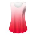 thumbnail image 4 of Yuyuzo Débardeurs pour Femmes Été Sans Manches T-Shirt Décontracté Col Rond Chic Color Block Blouse Fluide de Plage, 4 of 6