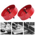 thumbnail image 1 of Bi Metal Hole Saw Cutter Set, M42 HSS, Spring Loaded, 9 Sizes 80 115mm for Wood, Acrylic, Aluminum, Iron Panels, 1 of 7