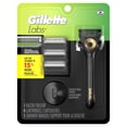 thumbnail image 3 of GilletteLabs with Exfoliating Bar Shaving Razor for Men, Black & Gold Edition, 1 Handle, 4 Blade Refills, 1 Magnetic Shower Hanger, 3 of 16
