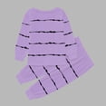 thumbnail image 5 of Gubotare Pyjama pour Filles Ensemble Little Pyjama pour Grandes Filles Pyjama à Manches Longues PJs Pyjama (Violet Pâle, 2-3 Ans), 5 of 5
