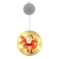 thumbnail image 2 of MesaSe Battery Powered Christmas Window Decorations With Lighted LED Sucker Lights For Christmas Tree Fireplace Window Indoor And Outdoor Decoration, 2 of 6