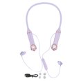 thumbnail image 2 of Neckband Earbuds, BT 5.3 Neckband with Cute Cat Pattern and RGB Backlight, IPX5 Waterproof and Magnetic Back Hands Free Sports Headphone for Calls Exercise, 2 of 7