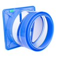 thumbnail image 4 of Adaptateur de Conduit Draft S Évent Odeur Clapet Papillon Anti-Retour Check Bleu S, 4 of 9