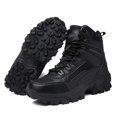 thumbnail image 2 of Men's Ankle Boots Comfortable Breathable Hiking Camping Durable Non- Side Zipper Work Boots for All-Day Use, 2 of 9