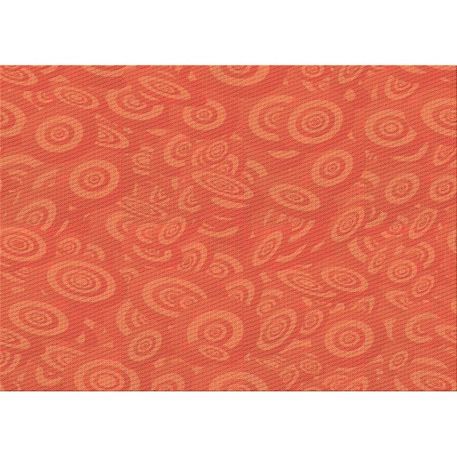 Ahgly Company Tapis Rectangulaire Lavable en Machine Intérieur Transitionnel Néon Orange, 5 Pieds x 7 Pieds