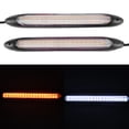 thumbnail image 4 of Daytime Running Light Bar Universal Car Light Car Modified Accessory Pair Of LED Daytime Running Lamp Strip Turn Signal White Yellow Light Color Waterproof, 4 of 8