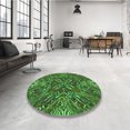 thumbnail image 4 of Ahgly Tapis Rectangulaire Lavable en Machine Intérieur Transitionnel Vert Forêt Foncé, 6 Pieds x 9 Pieds, 4 of 7