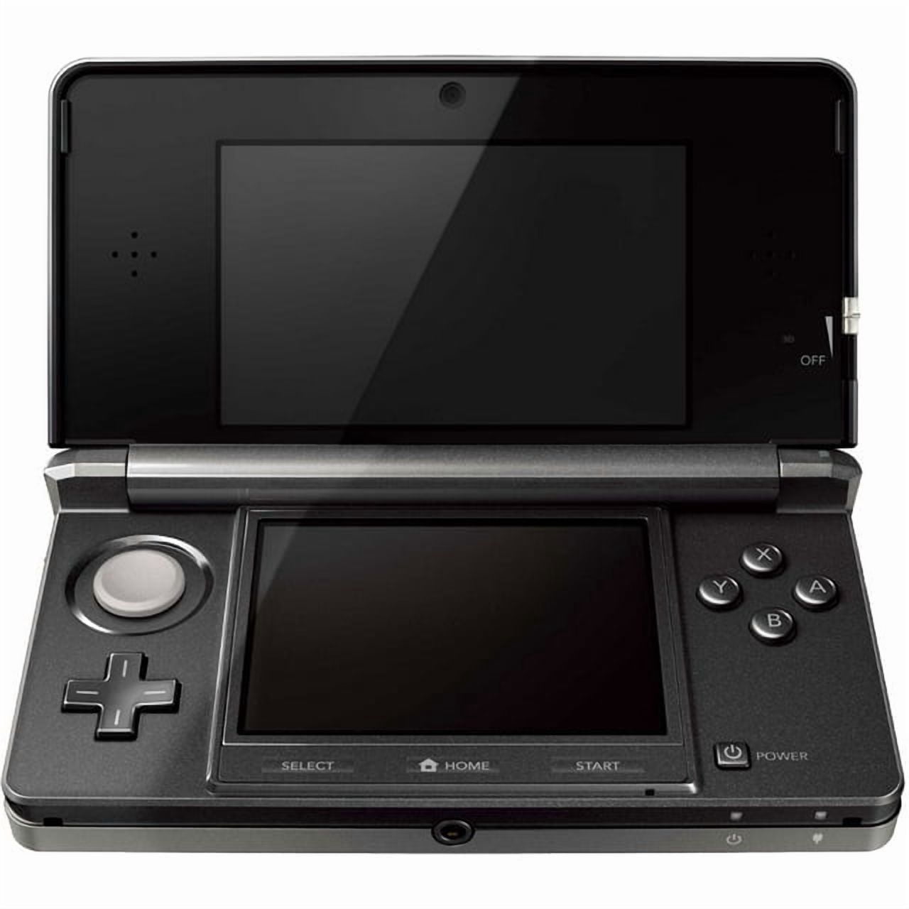 Nintendo 3DS Game Console with RetroFam 32GB SD Card, Cosmo Black
