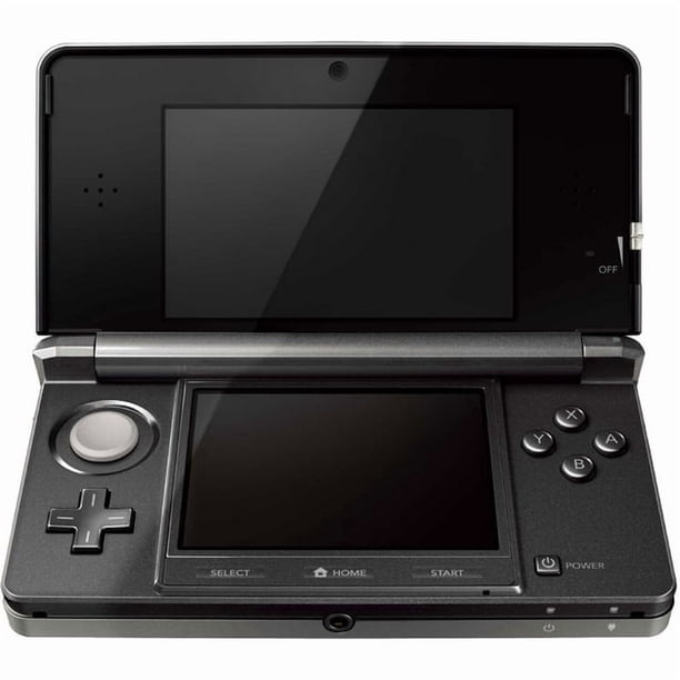 Nintendo 3DS Game Console with RetroFam 32GB SD Card, Cosmo Black