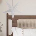 thumbnail image 4 of White Paper Chandelier Shade for Lamp Use Star Shaped Pendant Cover 7.8 Inches, 4 of 8