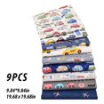 thumbnail image 4 of 9-Piece Car Theme Print Cotton Fabric Comfortable for DIY Sewing, 4 of 5