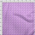 thumbnail image 3 of oneOone Polyester Lycra Violet Tissu Floral Robe Tissu Tissu Imprimé par la Cour 56 Pouces de Large, 3 of 4