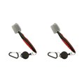 thumbnail image 1 of Baohd Stainless Steel Golf Club Brush Ergonomic Handheld Replacement Solid Color Shoe Brushes Cleaning Tool Accessories Red with Lid 2Set, 1 of 6