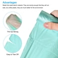 thumbnail image 4 of Uxcell Small Trash Bags Garbage Waste Basket Liners for Kitchen Office Bathroom Light Blue, 4 of 5